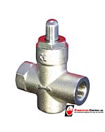 Pressure Gauge Holder with Push button 1/4"